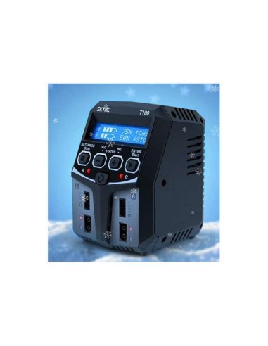 Chargeur T100 Duo AC Charger (LiPo 2-4s up to 5A - 2x50w)