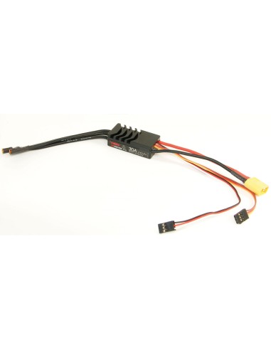 Variateur ROBBE RO-CONTROL PRO WIFI 2-4S 30A HV-BEC XT-60 / 3,5mm CONTACT OR