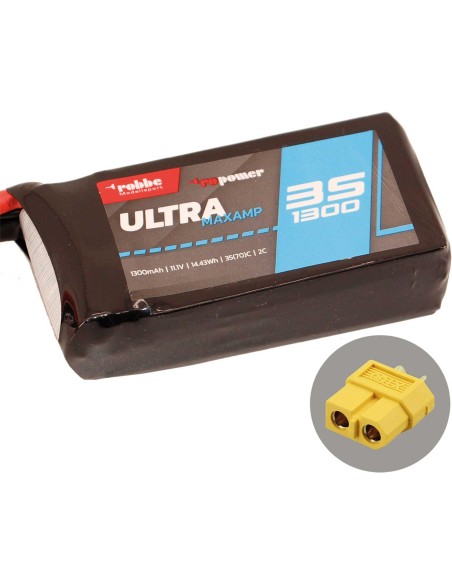 Accu ROBBE RO-POWER ULTRA MAXAMP 1300MAH 11,1 VOLT 3S