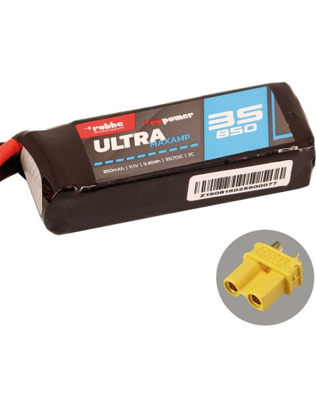 Accu ROBBE RO-POWER ULTRA MAXAMP 850MAH 11,1 VOLT 3S