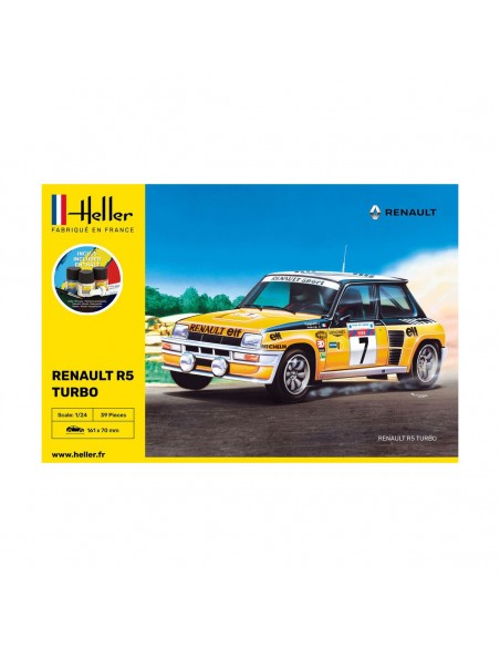 HELLER STARTER KIT Renault R5 Turbo 1/24
