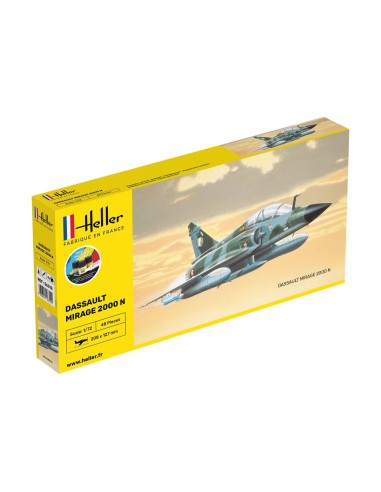 Maquette avion STARTER KIT Mirage 2000 N 1/72 Heller