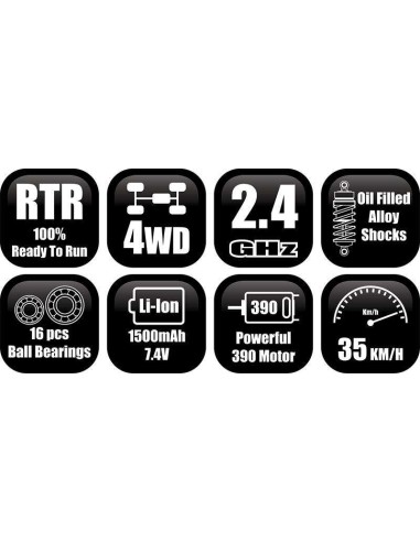 VOITURE ISHIMA MADOX 1/12 RTR