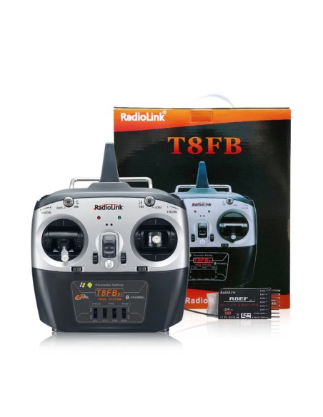 Radio Radio 8 canaux T8FB BT (Bluetooth) (Mode 1) avec récepteur R8EF