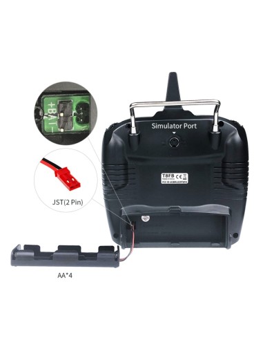 Radio Radio 8 canaux T8FB BT (Bluetooth) (Mode 1) avec récepteur R8EF