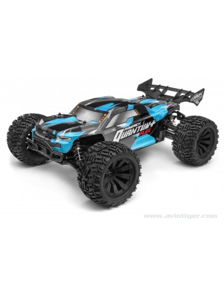 Voiture QUANTUM+ XT FLUX 4X4 1/10 ARGENT BLEU | Ventedemodelisme.fr