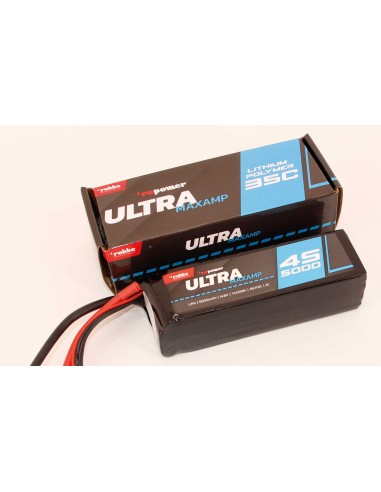 Accu Robbe Modellsport RO-POWER ULTRA MAXAMP 5000MAH 14,8 VOLT 4S 35(70)C LIPO AKKU