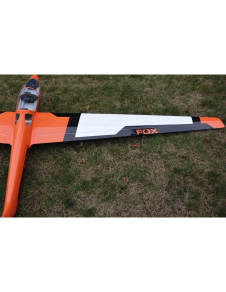 Planeur Robbe Modellsport MDM-1 FOX 3,5m Elektro PNP Planeur de voltige entièrement peint en GRP / CFK orange