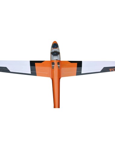 Planeur Robbe Modellsport MDM-1 FOX 3,5m Elektro PNP Planeur de voltige entièrement peint en GRP / CFK orange