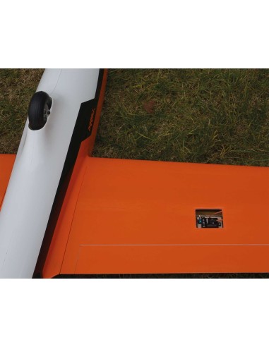 Planeur Robbe Modellsport MDM-1 FOX 3,5m Elektro PNP Planeur de voltige entièrement peint en GRP / CFK orange
