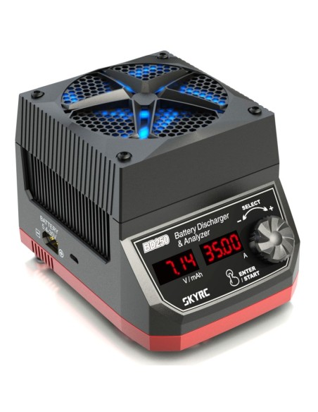 BD250 Battery Discharger & Analyzer (5,4 to 35V, up to 35A & 250W)