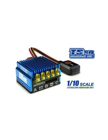Variateur ESC TORO TS50 1/10 Sensored Brushless ESC 50Amp