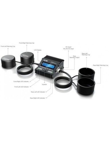 Chauffe pneu RSTW Tire Warmer V3 w/ Silicon Warming Cup