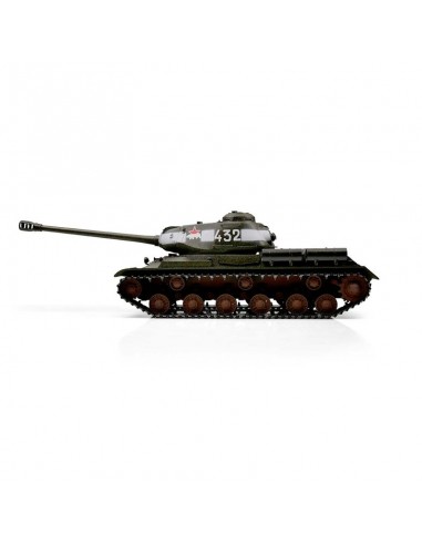 Char d'assaut, tank 1/16 RC IS-2 1944 vert BB