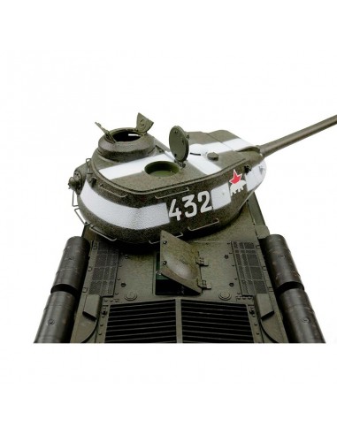 Char d'assaut, tank 1/16 RC IS-2 1944 vert BB