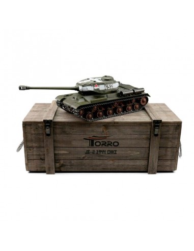 Char d'assaut, tank 1/16 RC IS-2 1944 vert BB