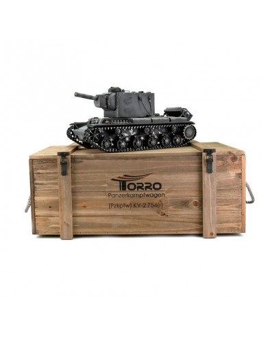 Char d'assaut, tank 1/16 RC KV-2 754(r) gris BB