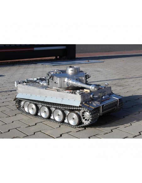 Char d'assaut, tank 1/8 RC Tiger I Full Metal Version Tank BB