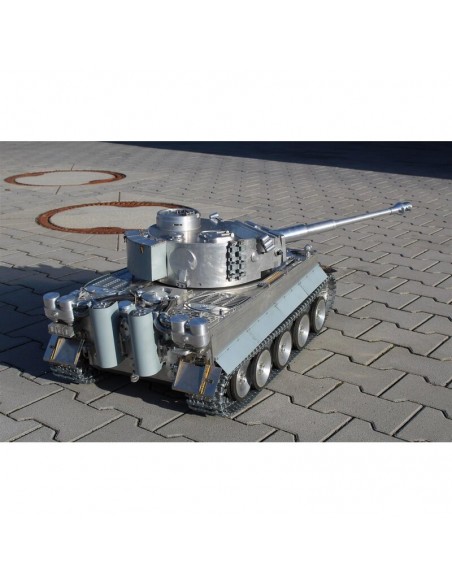 Char d'assaut, tank 1/8 RC Tiger I Full Metal Version Tank BB