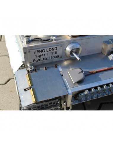 Char d'assaut, tank 1/8 RC Tiger I Full Metal Version Tank BB