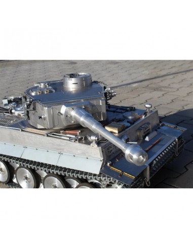 Char d'assaut, tank 1/8 RC Tiger I Full Metal Version Tank BB