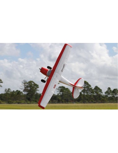 Avion PREMIER AIRCRAFT CESSNA 170 SUPER PNP ROUGE/BLANC M. AURA 8 ET FEUX DE POSITION