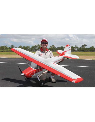 Avion PREMIER AIRCRAFT CESSNA 170 SUPER PNP ROUGE/BLANC M. AURA 8 ET FEUX DE POSITION