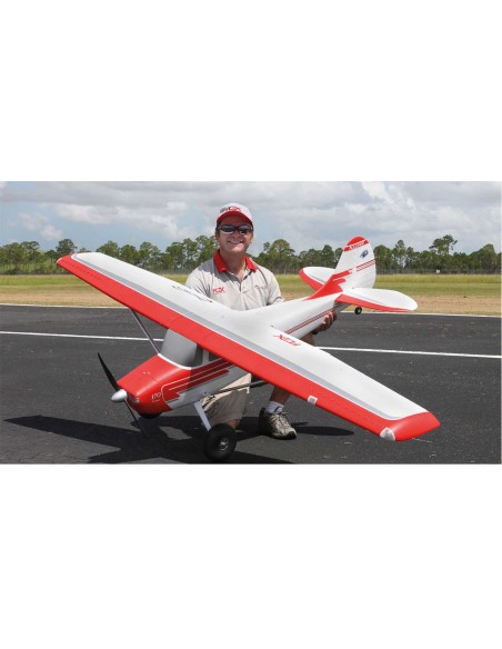 Avion PREMIER AIRCRAFT CESSNA 170 SUPER PNP ROUGE/BLANC M. AURA 8 ET FEUX DE POSITION