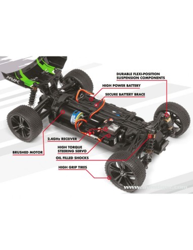 VOITURE PHANTOM BUGGY XB 1/10 RTR | Ventedemodelisme.fr