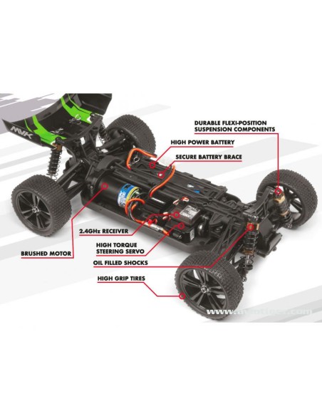 VOITURE PHANTOM BUGGY XB 1/10 RTR | Ventedemodelisme.fr