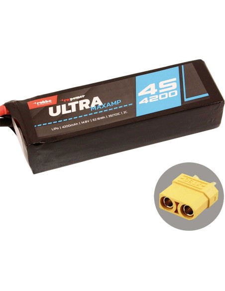 Accu Robbe Modellsport RO-POWER ULTRA MAXAMP 4200MAH 14,8 VOLT 4S