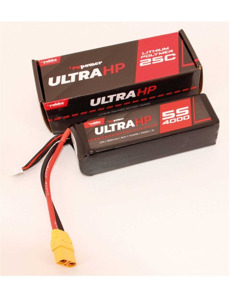 Accu Robbe Modellsport RO-POWER ULTRA HP 4000MAH 18,5 VOLT 5S Batterie Lipo