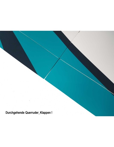 Planeur Robbe Modellsport SCIROCCO S 3,75M ARF (Petrol) en fibre de verre PLANEUR HAUTE PERFORMANCE AVEC 4 VOLETS