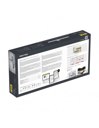 Maquette statique Heller STARTER KIT Foch 1965 1/400