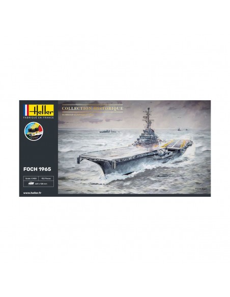 Maquette statique Heller STARTER KIT Foch 1965 1/400