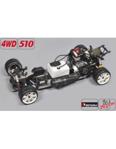 Voiture rc 1.5 eme Sportsline 4WD 510 Zenoah