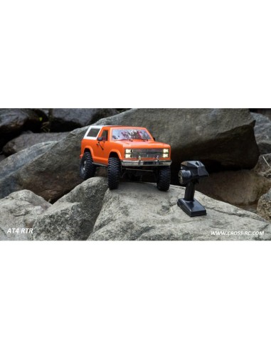 Voiture rc Crawling kit - AT4 EMO 1/10 RTR Kit (orange / white)