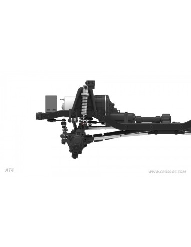 Voiture rc Crawling kit - AT4 EMO 1/10 RTR Kit (orange / white)