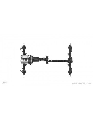 Voiture rc Crawling kit - AT4 EMO 1/10 RTR Kit (orange / white)