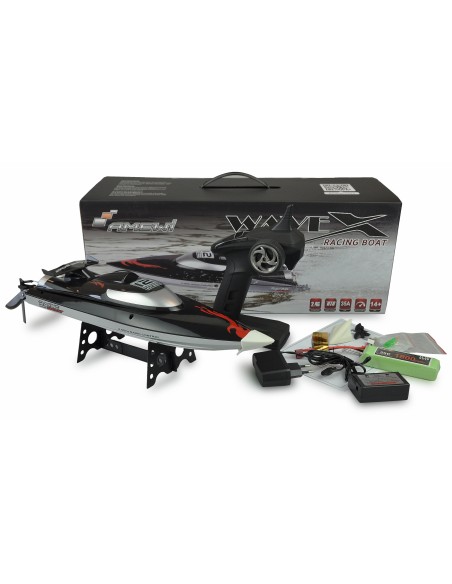 Bateau rc modélisme bateau WAVEX V-BOOT BRUSHLESS 460MM, 2,4GHZ RTR