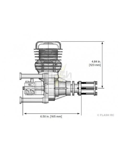Modelisme rc Moteur essence 2 temps DLE-55 (Nouvelle Version) - Dle Engines