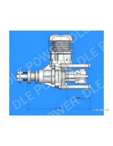 Modelisme rc Moteur essence 2 temps DLE-30 V2 - Dle Engines