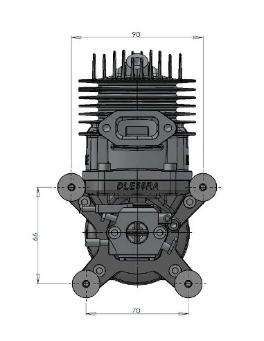 Modelisme rc Moteur essence 2 temps DLE-55RA - Dle Engines