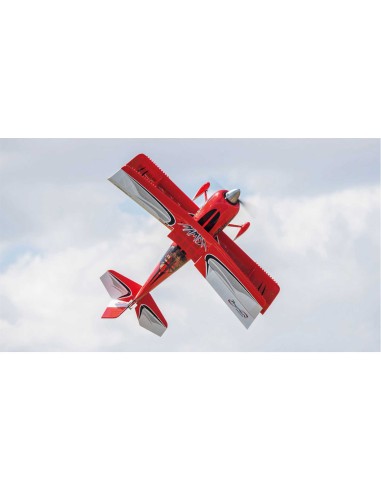 Modelisme rc, avion rc PREMIER AIRCRAFT MAMBA 70CC ARF BIPLAN ROUGE
