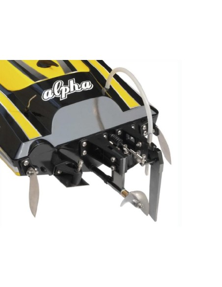 Bateau rc ALPHA ARTR JAUNE