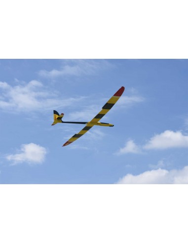 Planeur RC Robbe Modellsport SCIROCCO L 4.0M ARF (jaune) PLANEUR HAUTE PERFORMANCE EN PRV AVEC 4 RABATS