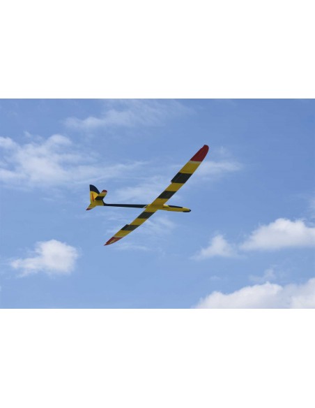 Planeur RC Robbe Modellsport SCIROCCO L 4.0M ARF (jaune) PLANEUR HAUTE PERFORMANCE EN PRV AVEC 4 RABATS