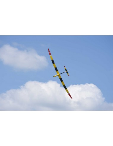Planeur RC Robbe Modellsport SCIROCCO L 4.0M ARF (jaune) PLANEUR HAUTE PERFORMANCE EN PRV AVEC 4 RABATS