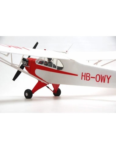 Avion rc Avion FMS PIPER J3 V2 avec flotteurs PNP env.1.40m