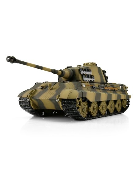 Char d'assaut radiocommandé, 1/16 RC Kingtiger camo BB